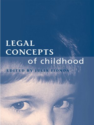 cover image of Legal Concepts of Childhood